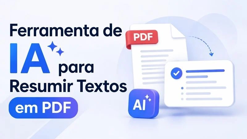 Ferramenta de IA para resumir textos em PDF