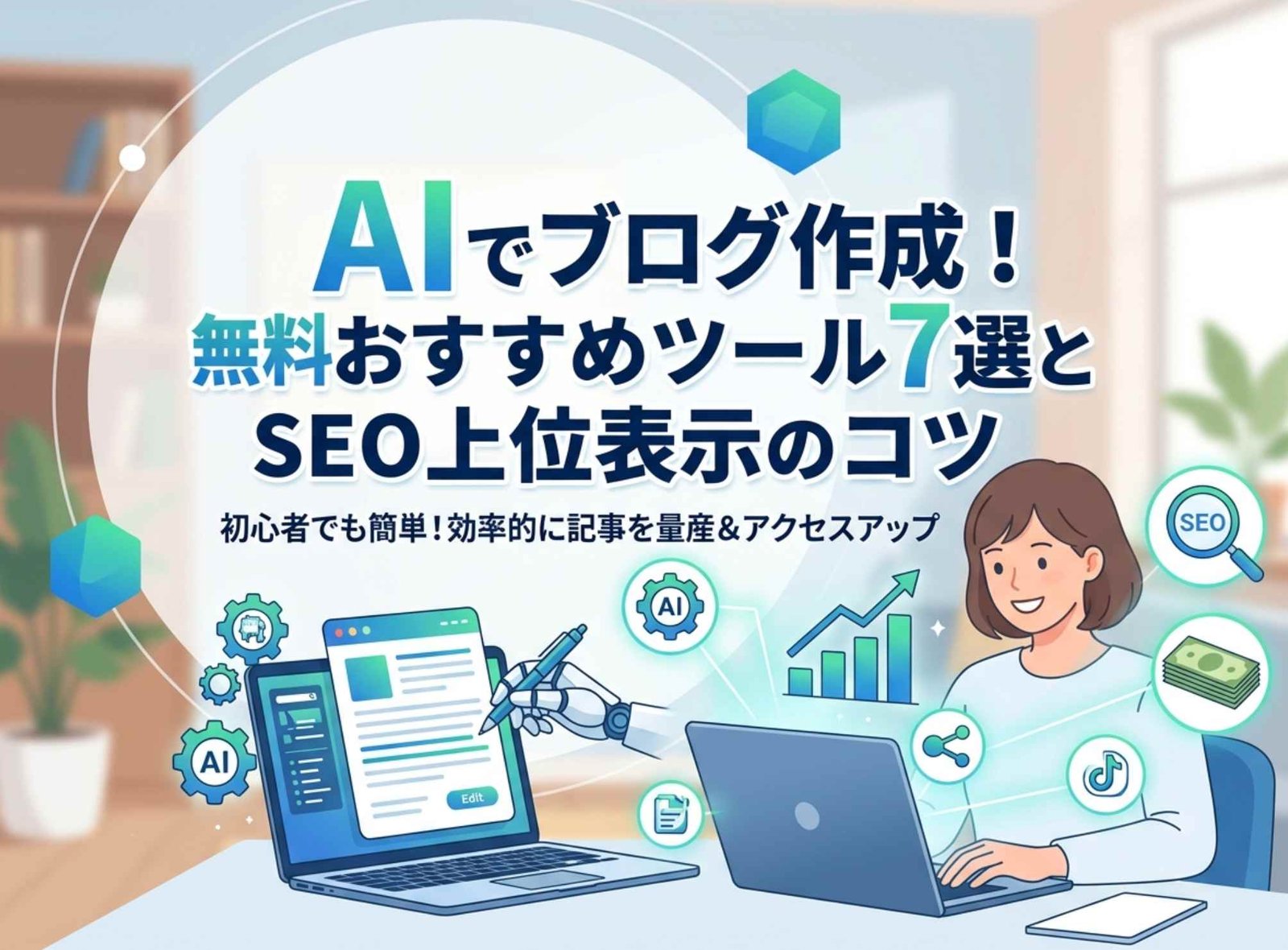 AIブログ作成のおすすめツール7選