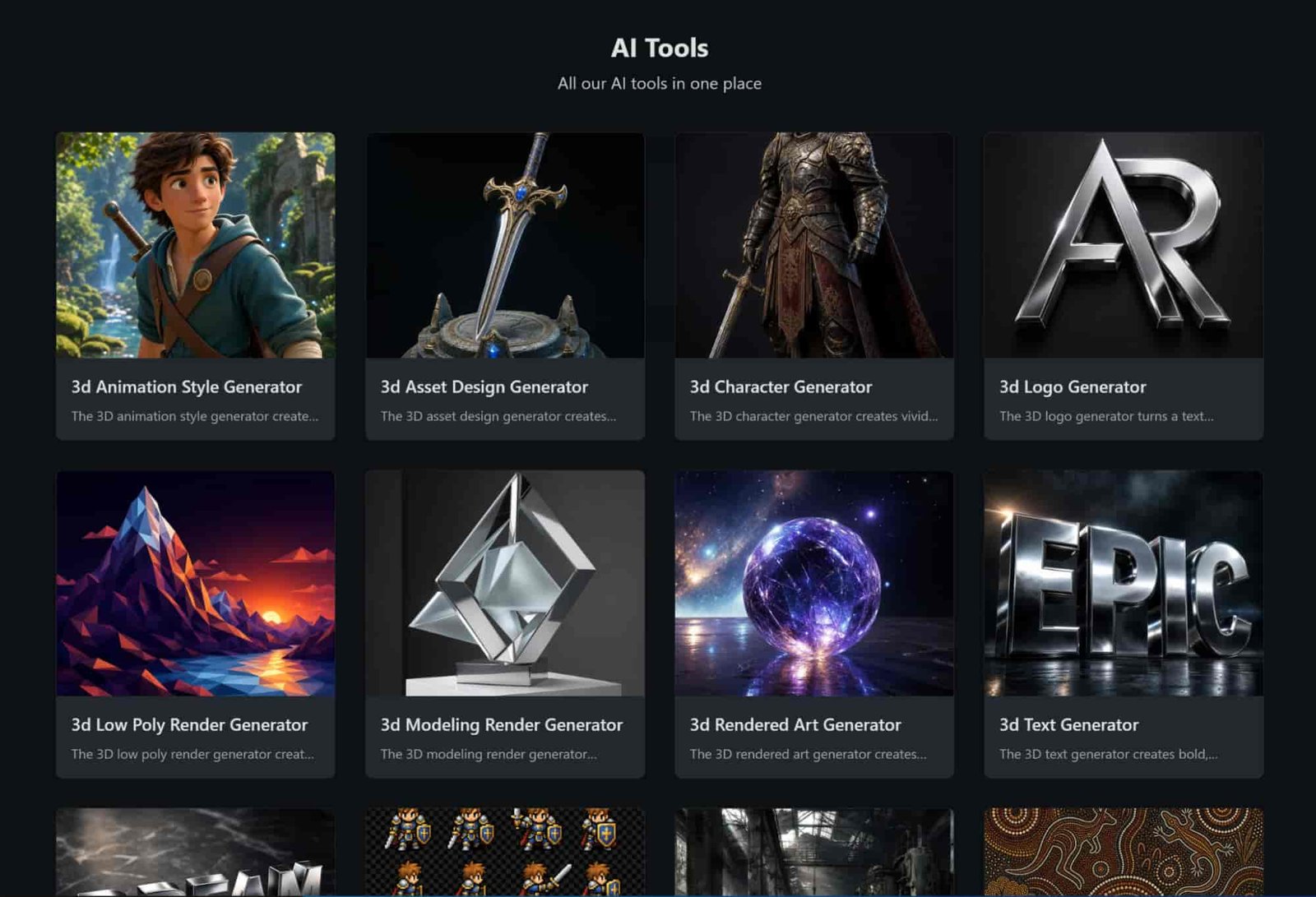 diverse ai creative tools