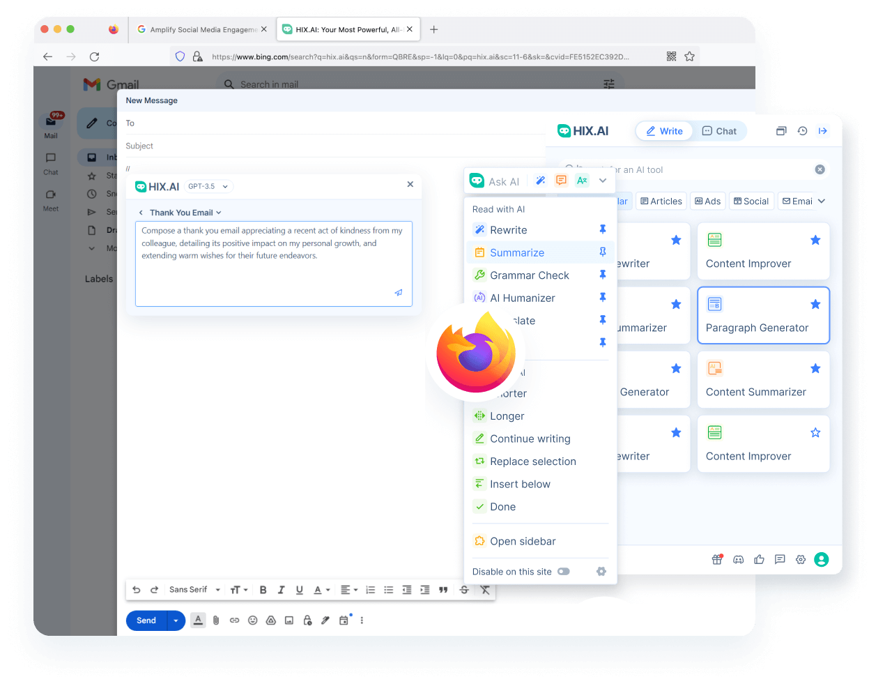 Firefox'ta Yazımı <span class="text-[#00D3B6]">Hızlandırın</span>