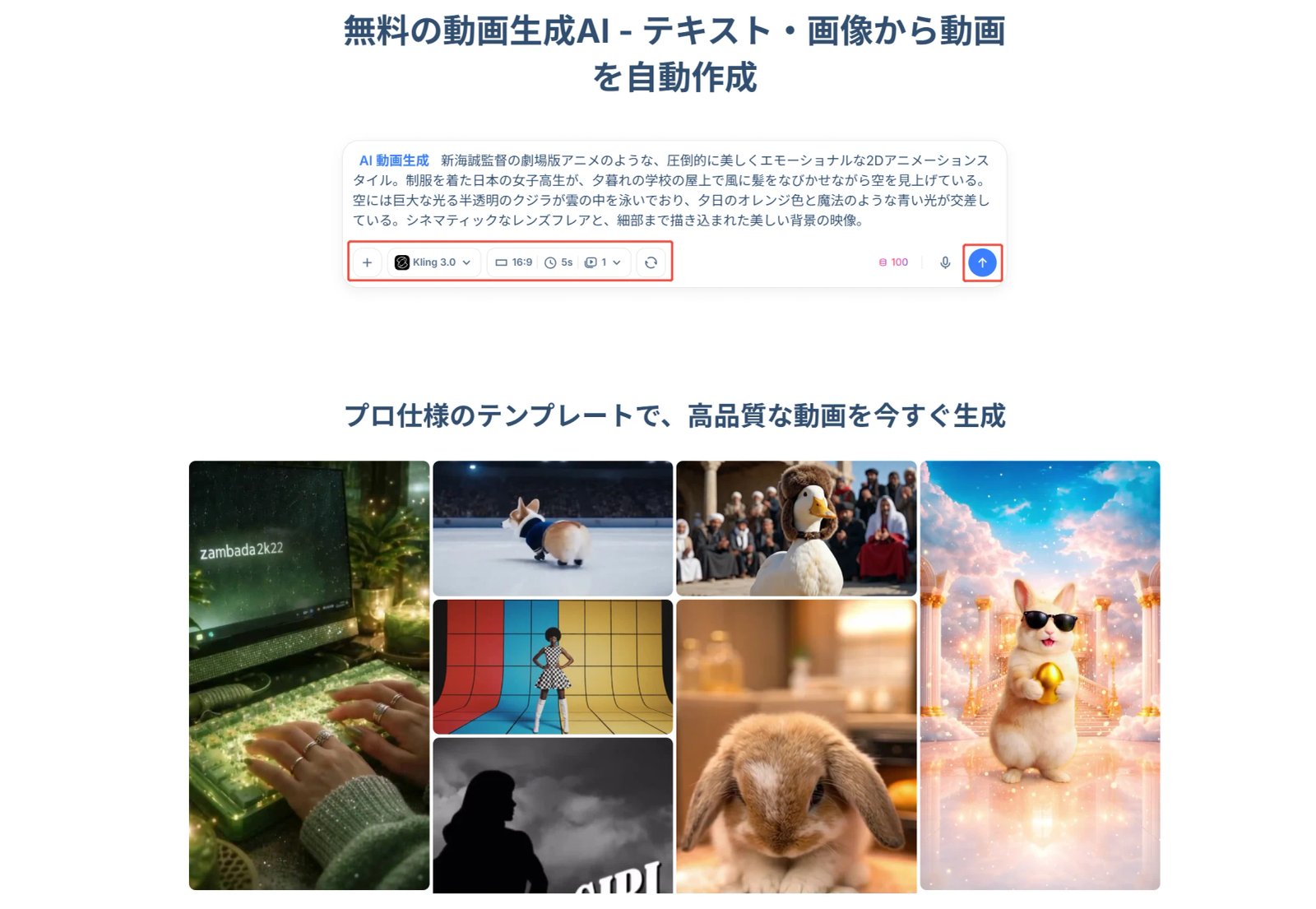 HIXAI 動画カスタマイズ設定