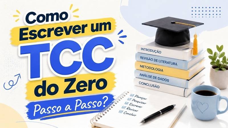Como Escrever um TCC: Passo a Passo para Desenvolver Cada Capítulo do Zero