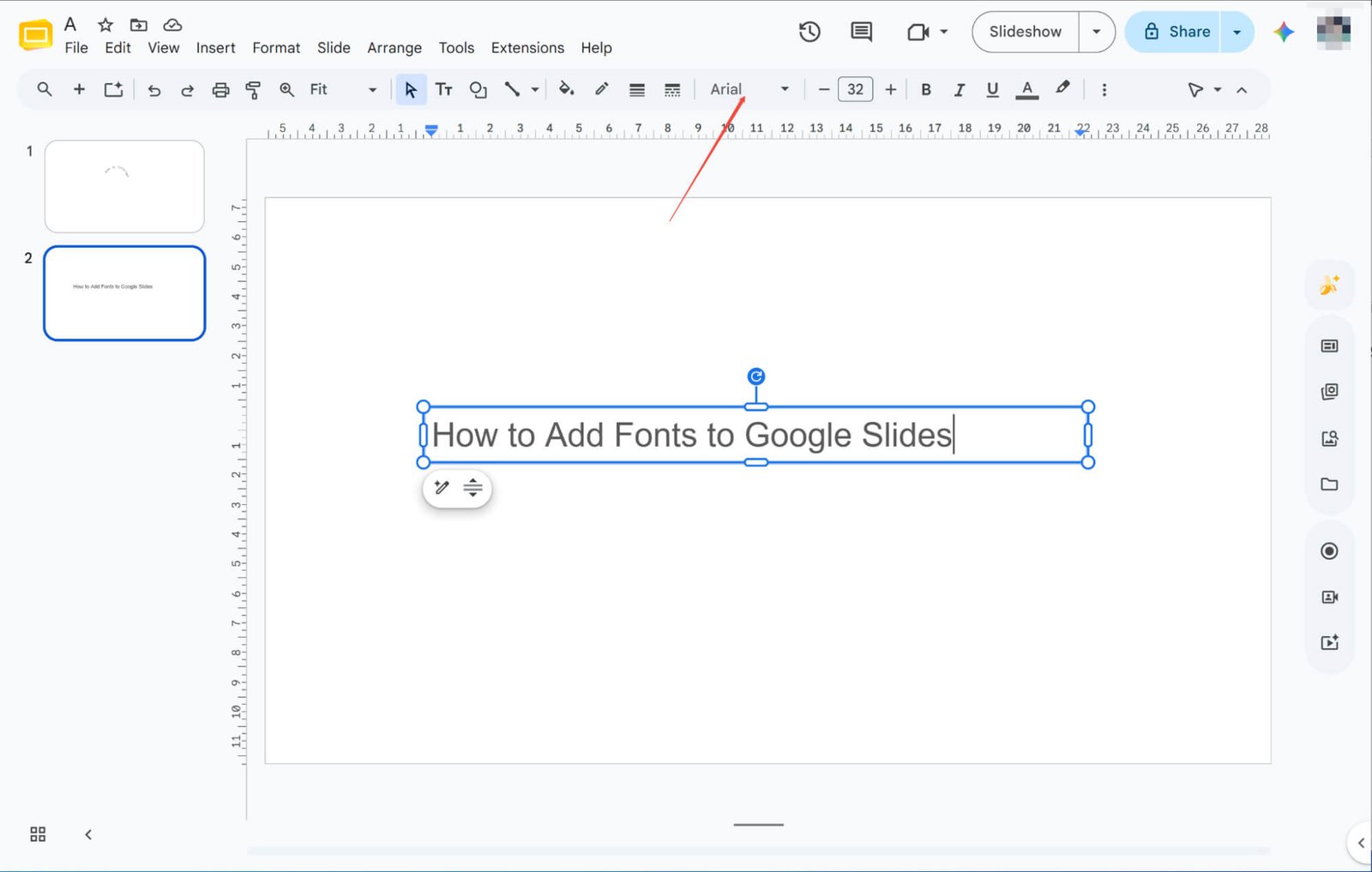 locate font selecter