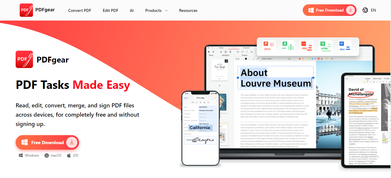 Resumidor de PDF Summarizing PDFgear